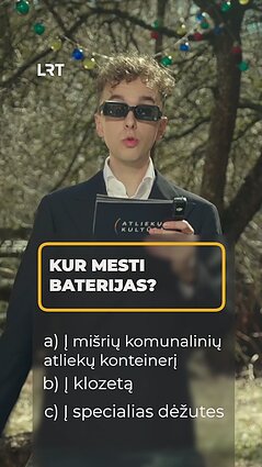 Kaip teisingai rūšiuoti baterijas ir didelių gabaritų atliekas?