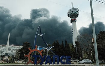 Atakuota gamykla Tuapsėje