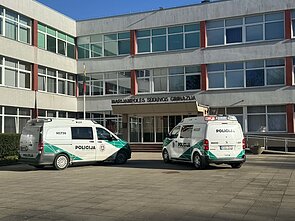 Two teenage girls were injured in a stabbing at a school in Marijampolė, western Lithuania