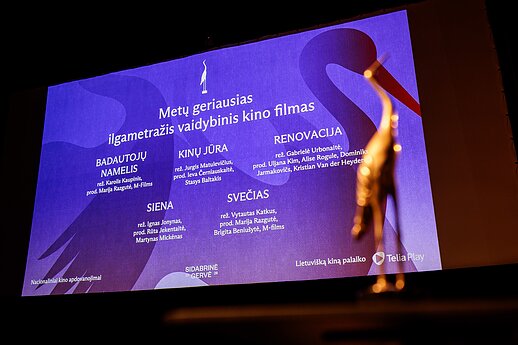 Paskelbti nacionalinių kino apdovanojimų „Sidabrinė gervė“ nominantai