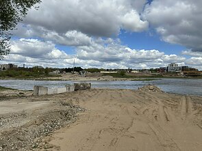 Kaune statomas pėsčiųjų tiltas per Nerį