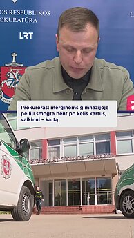 Prokuroro komentaras apie tris sužalotus mokinius Marijampolės gimnazijoje