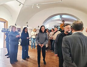 Parodos atidarymas Palanoko pilyje, Mukačeve