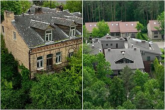 Pastatas Lvivo g. 56 ir Paluckų būstas Verkių parke