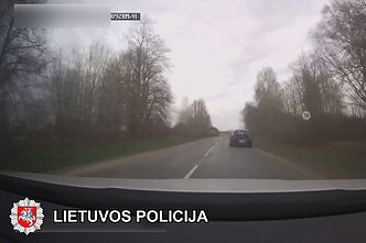 Klaipėdos rajone pareigūnai apie 60 kilometrų persekiojo neblaivų vairuotoją