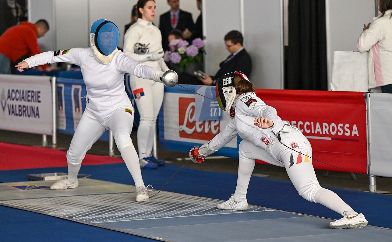 Lietuviai baigė pasirodymus Europos U23  fechtavimo čempionate