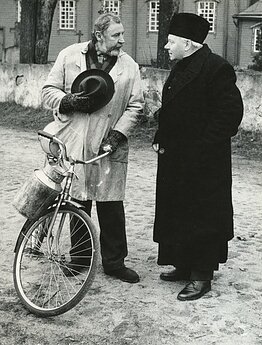 Juozas Jaruševičius (kairėje) ir Jonas Kavaliauskas. 1995 m. 