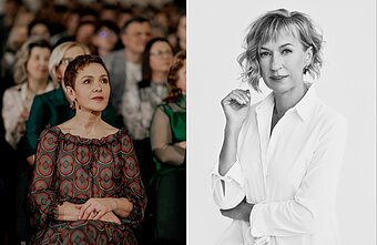 Nauczycielki Irena Litwinowicz i Anna Makowska