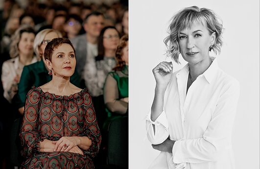 Nauczycielki Irena Litwinowicz i Anna Makowska