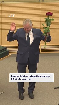 Starkevičius prisipažino paėmęs kyšį