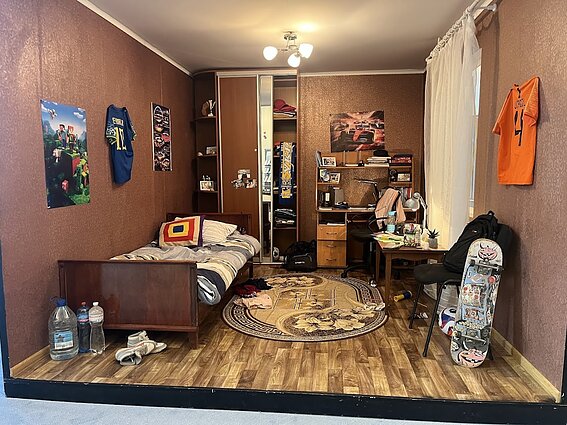 Ekspozicija „Tuščios lovos“.