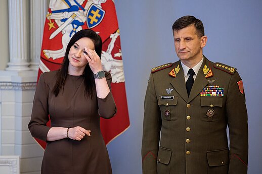 Kapčiamiesčio karinio poligono steigimo dokumentų pasirašymas