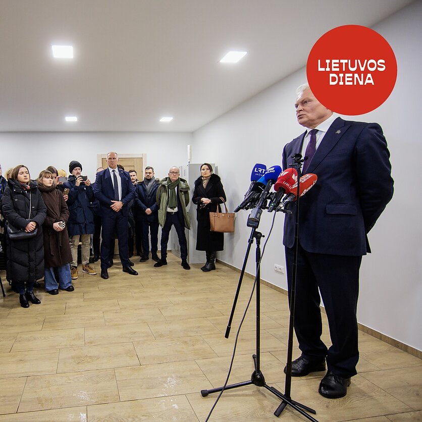D. Umbraso / LRT nuotr., G. Nausėda lankėsi Kapčiamiestyje