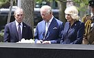 Karalius Karolis III ir karalienė Camilla aplankė Rugsėjo 11-osios memorialą