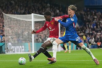 Kobbie Mainoo ir Alejandro Garnacho