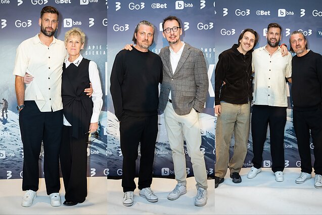 Kviestiniai svečiai susirinko juostos apie paralimpietį Rapolą Micevičių premjeroje