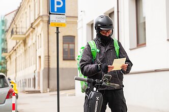 Lietuvos platformų darbuotojų profesinės sąjungos organizuojama akcija