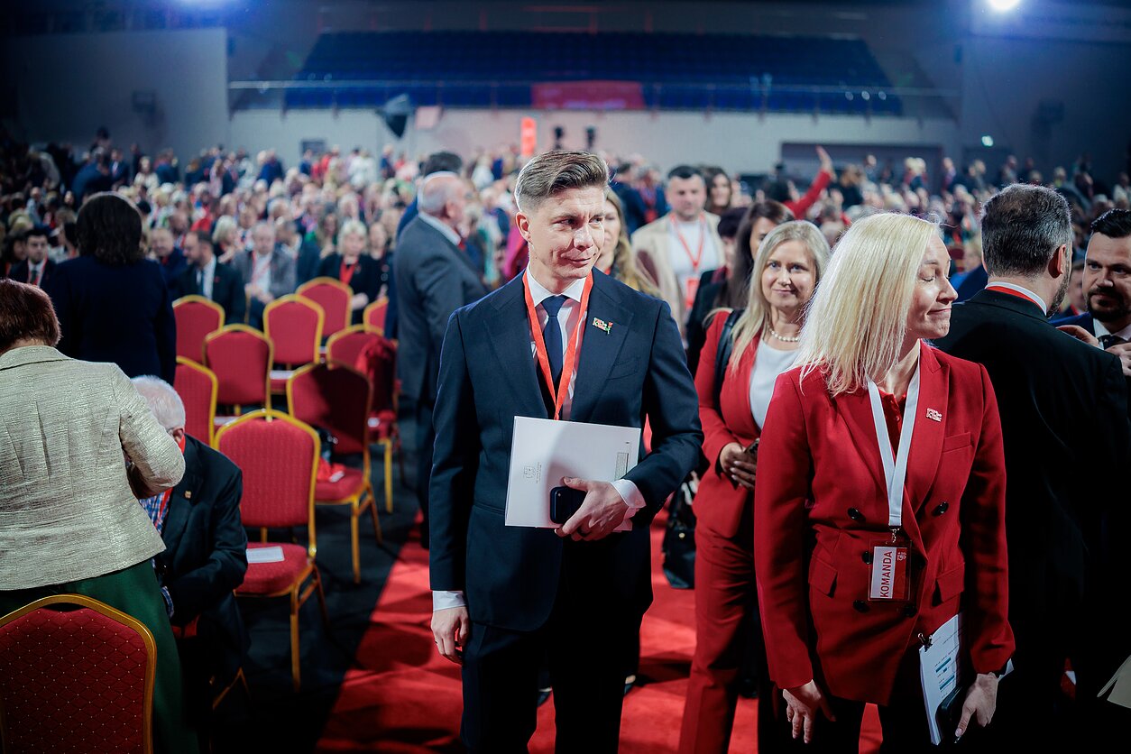 Lietuvos socialdemokratų partijos (LSDP) suvažiavimas; M. Sinkevičius Lietuvos socialdemokratų partijos (LSDP) suvažiavimas; M. Sinkevičius