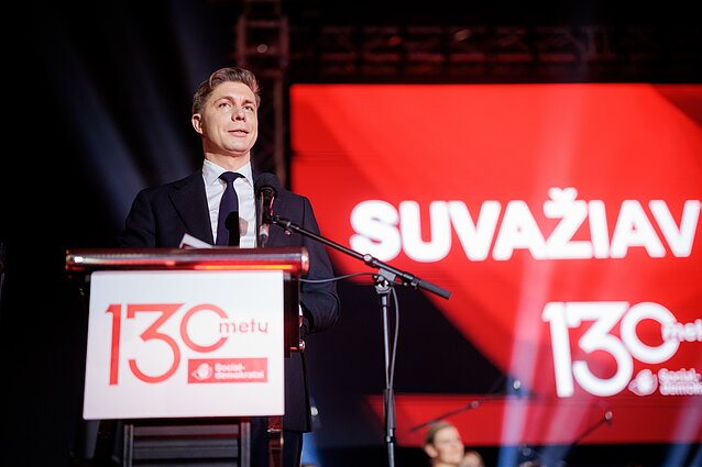 M. Sinkevičius toliau vadovaus LSDP