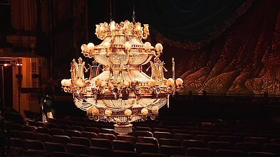 Miuziklo „Operos fantomas“ akimirka