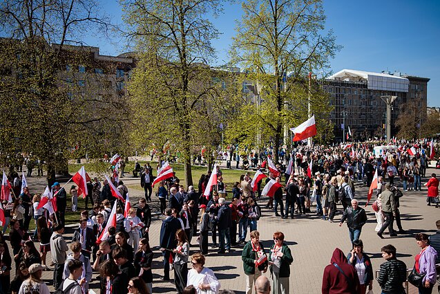 Parada Polskości 2026 r., w której wziął udział również Grzegorz Braun