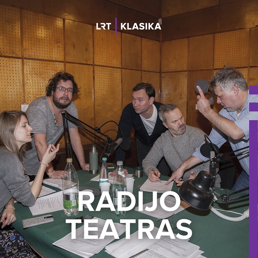 P. Lileikio nuotr., Spektaklio įrašo repeticija.