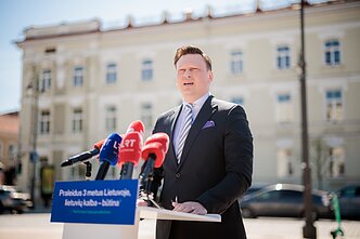 Valdas Benkunskas rozpoczął zbiórkę podpisów ws. obowiązku znajomości języka litewskiego dla cudzoziemców