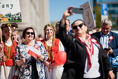 Pochód Polaków w Wilnie