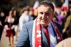 Andrzej Dudziński, Pochód Polaków w Wilnie