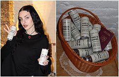 Viltė Fuller su savo gaminama gira
