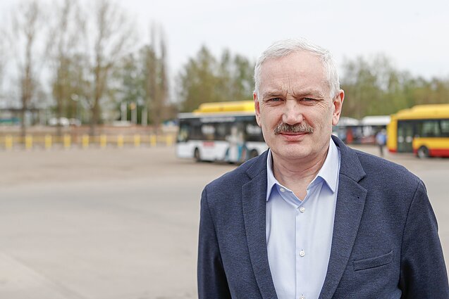 Įmonės „Busturas“ generalinis direktorius Vaidas Seirackas Įmonės „Busturas“ generalinis direktorius Vaidas Seirackas