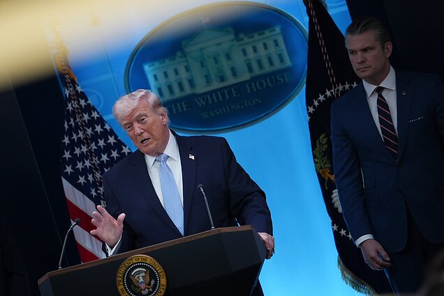 Donaldas Trumpas ir Pete`as Hegsethas