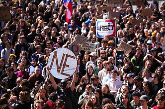 Protest w Pradze