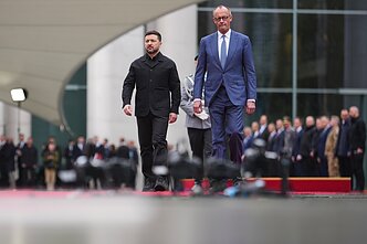 Фридрих Мерц и Владимир Зеленский