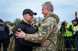 Karol Nawrocki i Gitanas Nausėda