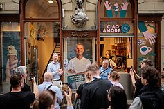 Lion Ceccah ir komanda pažindinasi su Viena