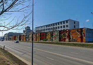 Dawne Wilno na murze 