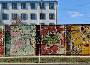 Dawne Wilno na murze 