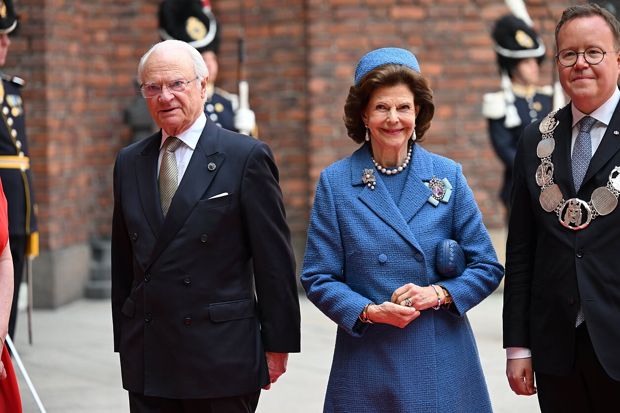 King Carl XVI Gustaf and Queen Silvia of Sweden