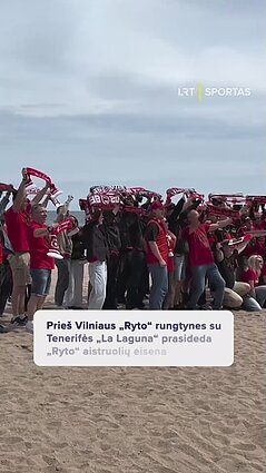 Prieš Vilniaus „Ryto“ pusfinalio rungtynes FIBA čempionų lygoje su Tenerifės „La Laguna“ prasideda „Ryto“ aistruolių eisena