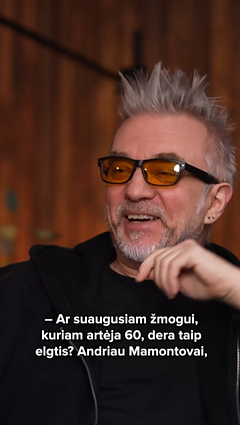 Andrius Mamontovas kalba atvirai apie muziką, skandalą, karjeros ateitį