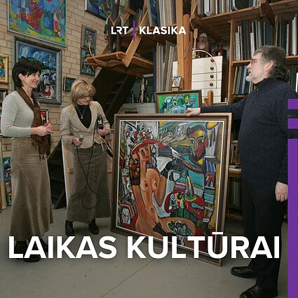 Tapytojo Rimo Bičiūno studijoje