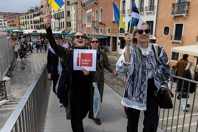 Baltijos šalių protestas Venecijos bienalėje