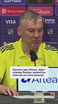 Šarūnas Jasikevičius: Lietuvoje yra tik viena komanda