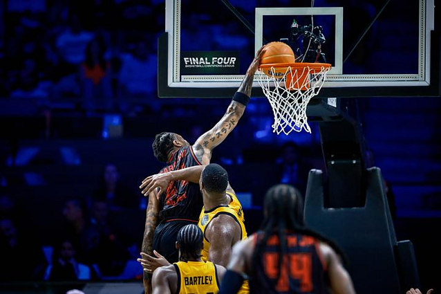 Jordanas Caroline`as. FIBA čempionų lygos finalas: Vilniaus „Rytas“ – Atėnų AEK