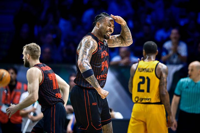 Jordanas Caroline`as. FIBA čempionų lygos finalas: Vilniaus „Rytas“ – Atėnų AEK