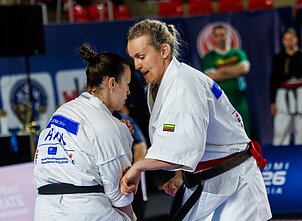 Brigita Gustaitytė. 2026 m. Europos kiokušin karatė čempionatas Batumyje Brigita Gustaitytė. 2026 m. Europos kiokušin karatė čempionatas Batumyje