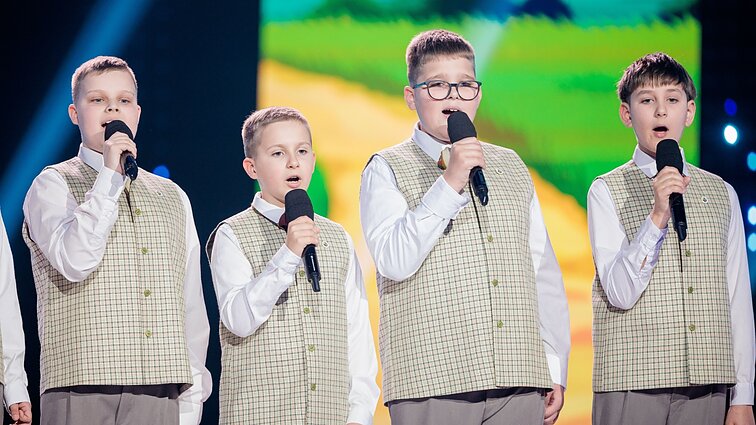 Dainų dainelė 2026. Vilkaviškio menų mokyklos ansamblis – „Klausė žvirblis“