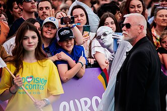 Oficialiai atidaryta 70-oji „Eurovizija“ Oficialiai atidaryta 70-oji „Eurovizija“