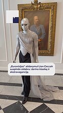 „Eurovizijos“ atidarymui Lion Ceccah suspindo sidabru